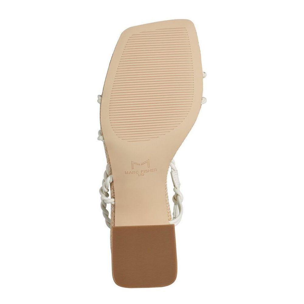 Marc Fisher LTD Women's Carys Heeled Sandal, Cream, 5 - Picture 3 of 3